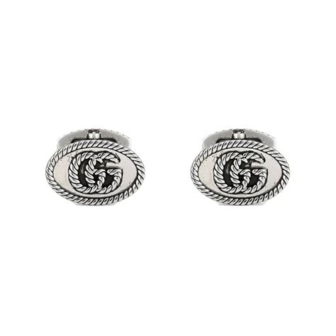 gemelli giacca gucci png|Gemelli Doppia G in argento sterling 925 .